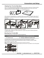 Предварительный просмотр 7 страницы Sanyo DP40D64 User Manual