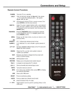 Предварительный просмотр 12 страницы Sanyo DP40D64 User Manual