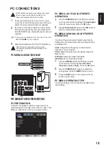 Предварительный просмотр 13 страницы Sanyo DP42410 OM-English Owner'S Manual