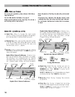Preview for 14 page of Sanyo DP42545 Owner'S Manual