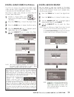 Preview for 19 page of Sanyo DP42746 Owner'S Manual