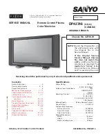 Sanyo DP42746 Service Manual preview