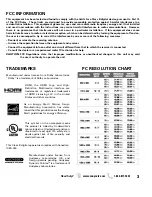 Preview for 3 page of Sanyo DP42840 - 42" Diagonal LCD FULL HDTV 1080p Owner'S Manual