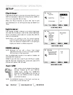 Preview for 12 page of Sanyo DP42840 - 42" Diagonal LCD FULL HDTV 1080p Owner'S Manual