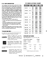 Preview for 3 page of Sanyo DP42841 Owner'S Manual