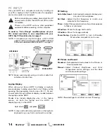 Preview for 14 page of Sanyo DP42841 Owner'S Manual