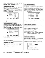 Preview for 24 page of Sanyo DP42841 Owner'S Manual