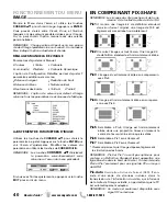 Preview for 40 page of Sanyo DP42841 Owner'S Manual