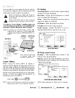 Preview for 17 page of Sanyo DP50740 - 50" Diagonal Plasma HDTV 720p Owner'S Manual