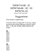 Preview for 1 page of Sanyo DP50741 Service Manual