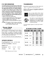 Preview for 3 page of Sanyo DP50749 - 50" Plasma TV Owner'S Manual