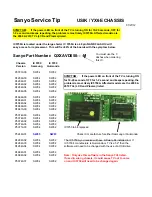 Sanyo DP50749 - 50" Plasma TV Service Manual preview