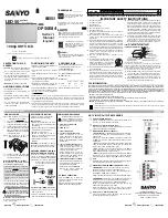 Sanyo DP50E84 Owner'S Manual preview