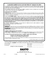 Preview for 52 page of Sanyo DP52848 - 52" LCD TV Owner'S Manual