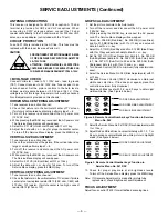 Предварительный просмотр 6 страницы Sanyo DS13310, DS19310 Service Manual