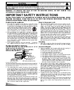 Предварительный просмотр 2 страницы Sanyo DS19330 Owner'S Manual