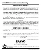 Preview for 17 page of Sanyo DS20424 Owner'S Manual