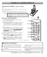 Preview for 27 page of Sanyo DS24425 Owner'S Manual