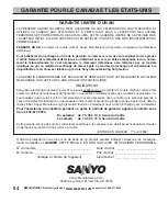 Preview for 54 page of Sanyo DS24425 Owner'S Manual