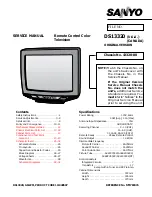 Sanyo DS25320 Service Manual preview