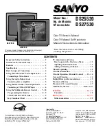 Sanyo DS25520 Owner'S Manual предпросмотр