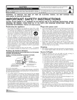 Preview for 2 page of Sanyo DS27820 Owner'S Manual