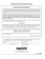 Preview for 23 page of Sanyo DS27820 Owner'S Manual