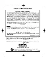 Предварительный просмотр 21 страницы Sanyo DS31820 Owner'S Manual