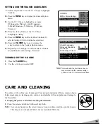 Preview for 21 page of Sanyo DS32830H Owner'S Manual