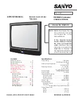 Preview for 1 page of Sanyo DS35224 Service Manual