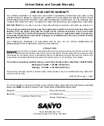 Предварительный просмотр 23 страницы Sanyo DS35520 Owner'S Manual