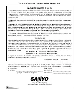 Предварительный просмотр 44 страницы Sanyo DS35520 Owner'S Manual