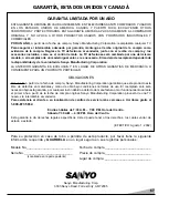 Предварительный просмотр 67 страницы Sanyo DS35520 Owner'S Manual