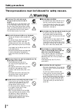 Preview for 4 page of Sanyo DSR-2004 Instruction Manual