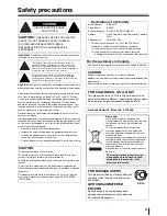 Preview for 3 page of Sanyo DSR-2016 Instruction Manual