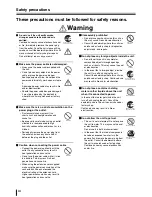 Preview for 4 page of Sanyo DSR-2016 Instruction Manual