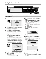 Preview for 29 page of Sanyo DSR-2016 Instruction Manual