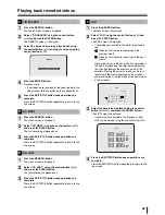 Preview for 31 page of Sanyo DSR-2016 Instruction Manual