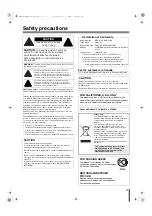 Предварительный просмотр 3 страницы Sanyo DSR-2108 Instruction Manual