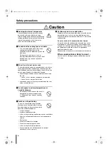 Предварительный просмотр 6 страницы Sanyo DSR-2108 Instruction Manual