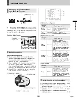 Предварительный просмотр 21 страницы Sanyo DSR - 300 Instruction Manual