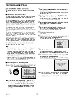 Preview for 52 page of Sanyo DSR-3009 Instruction Manual