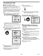 Preview for 53 page of Sanyo DSR-3009 Instruction Manual