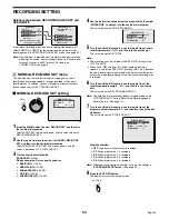 Preview for 55 page of Sanyo DSR-3009 Instruction Manual