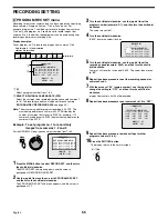 Preview for 56 page of Sanyo DSR-3009 Instruction Manual