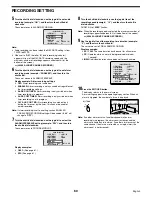 Preview for 61 page of Sanyo DSR-3009 Instruction Manual