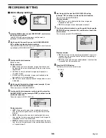 Preview for 67 page of Sanyo DSR-3009 Instruction Manual