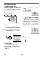 Preview for 56 page of Sanyo DSR-3009P Instruction Manual