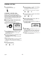 Preview for 74 page of Sanyo DSR-3009P Instruction Manual