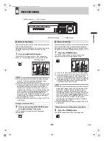 Предварительный просмотр 21 страницы Sanyo DSR-3506P Instruction Manual